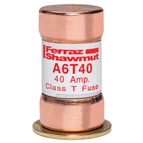 Ferraz Shawmut A6T40 40 Amp 600 Volt Class T Fast Acting Fuse Ferraz Shawmut A6T40 40 Amp 600 Volt Class T Fast Acting Fuse
