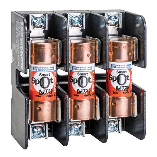Fuse Bases 600V 30A Class J 3-pole Tin-Plate Aluminum Box with Reinforced Clip