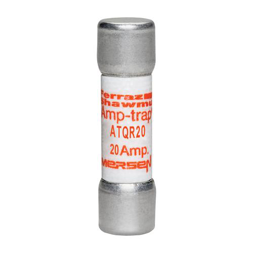 Ferraz Shawmut ATQR20 20 Amp 600 Volt Glass Melamine Laminated Class CC Rejection Time Delay Fuse Ferraz Shawmut ATQR20 20 Amp 600 Volt Glass Melamine Laminated Class CC Rejection Time Delay Fuse