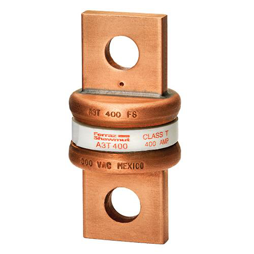 Product image for Mersen A3T400 400 Amp 300 Volt Class T Fast Acting Fuse