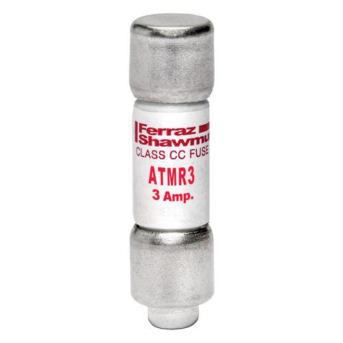 Product image for Mersen ATMR3 Class CC / Fast-Acting Amp-Trap ATMR Fuse - 3amp. Rated 600 volts AC / DC