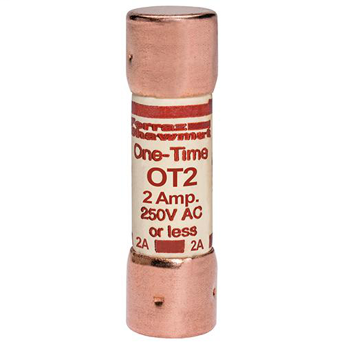 Product image for Mersen OT2 250V 2A 2x9/16 K5 FUSE