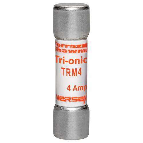 Product image for Mersen TRM4 Time-Delay TRI-ONIC TRM Midget Fuse -4amp. Rated 250 volts AC
