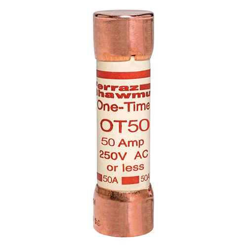 Product image for Mersen OT50 50 Amp 250 Volt Class K5 General Purpose Fuse