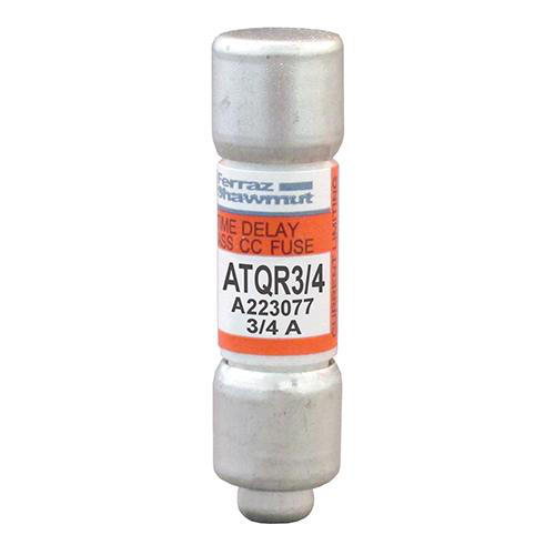 Product image for Mersen ATQR3/4 Class CC / Time-Delay ATQR Fuse - 3/4amp. Rated 600 volts AC / 300 volts DC