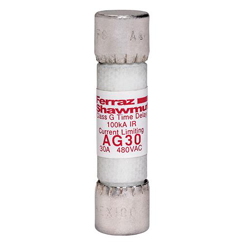 Product image for Mersen AG30 30 Amp 480 VAC Class G Power Fuse