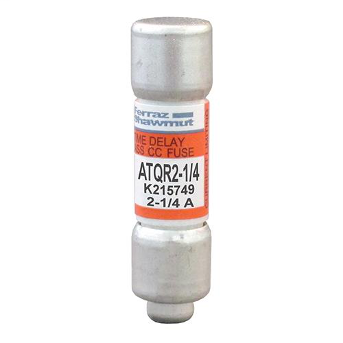 Product image for Mersen ATQR2-1/4 2-1/4 Amp 600 Volt Glass Melamine Laminated Class CC Rejection Time Delay Fuse