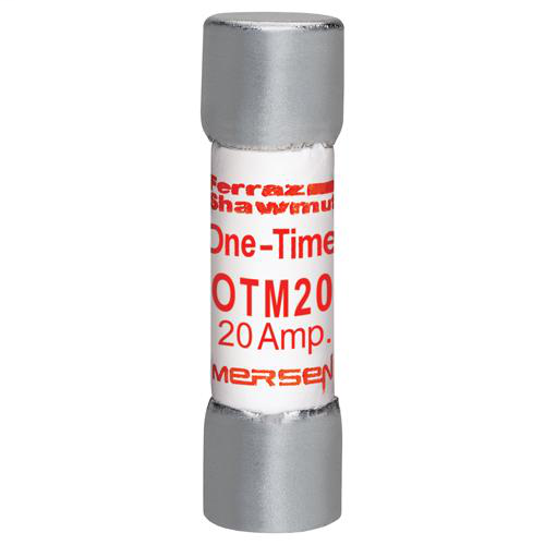 Product image for Mersen OTM20 13/32 x 1-1/2 Inch 20 Amp 250 Volt Fast Acting Midget Fuse