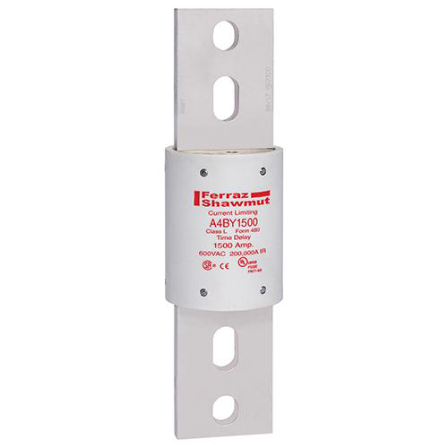 Product image for Mersen A4BY1500 1500 Amp 600 Volt Class L Time Delay Fuse