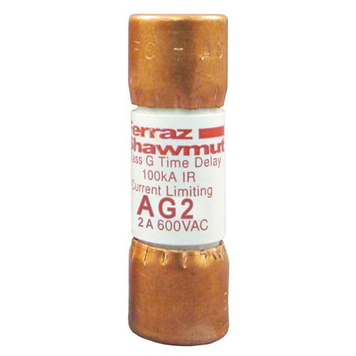 Product image for Mersen AG2 2 Amp 600 VAC Class G Fuse Power Fuse