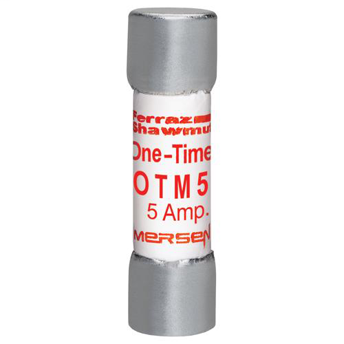 Product image for Mersen OTM5 13/32 x 1-1/2 Inch 5 Amp 250 Volt Fast Acting Midget Fuse
