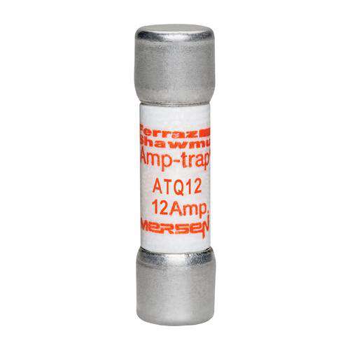 Product image for Ferraz Shawmut USA ATQ12 500 Volt Arm Trap Time Delay Midget Fuse