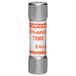 Mersen TRM8 Time-Delay TRI-ONIC TRM Midget Fuse -8amp. Rated 250 volts AC