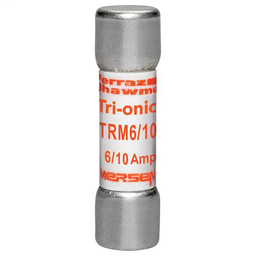Mersen TRM6/10 Time-Delay TRI-ONIC TRM Midget Fuse -6/10amp. Rated 250 volts AC