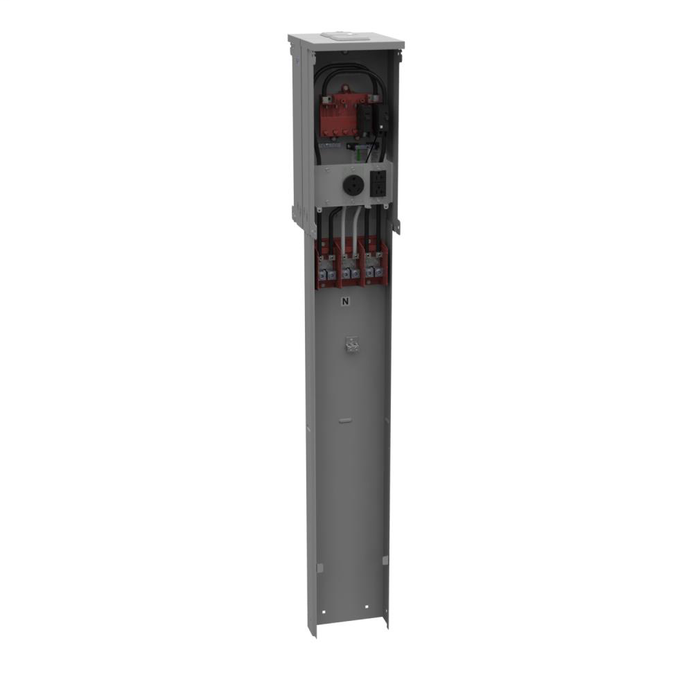 Unmetered Power Supply - 11.25L x 8.656W x64.5H - 125A - 60 Hertz