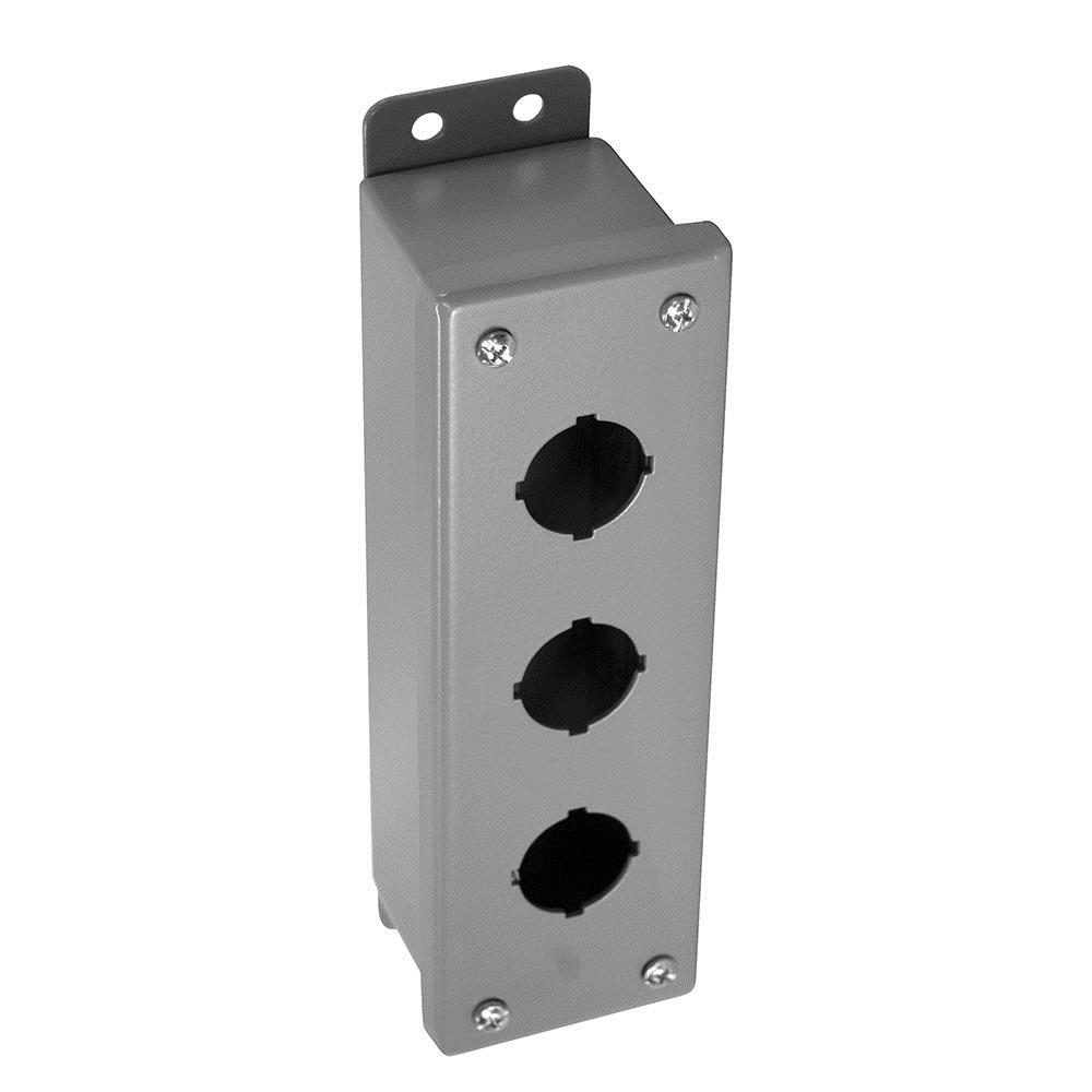 Slim Line Oil Tight - 2.5L x 2.5W x 16.25H - Exterior Mounting Feet - Type 4X