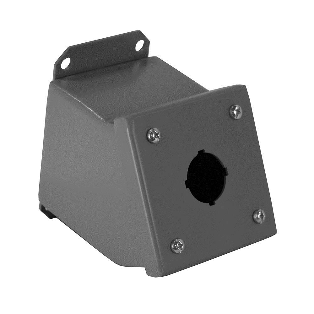 Sloping Front Oil Tight - 6.75L x 15.25W x 7.25H - Exterior Mounting Feet - Type 12; Type 4
