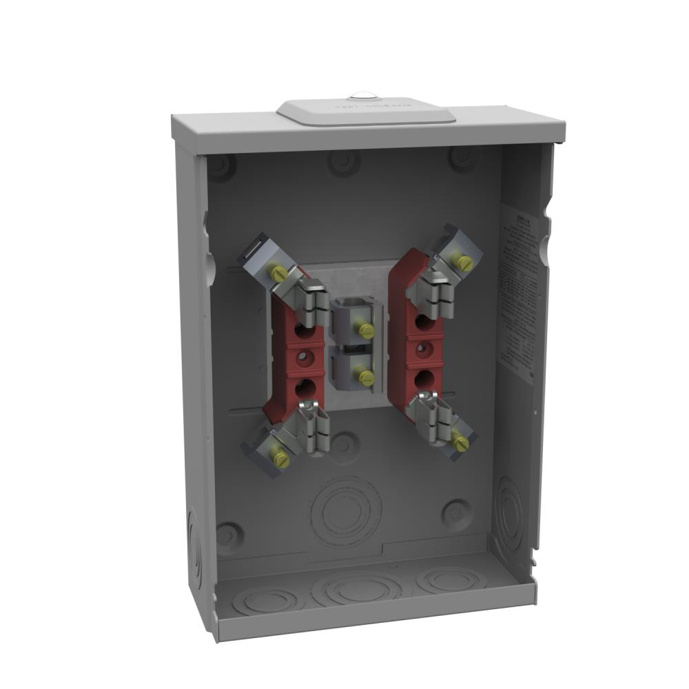 Ring Type Meter Socket - 3.313L x 8W x11.5H - 125A - 60 Hertz