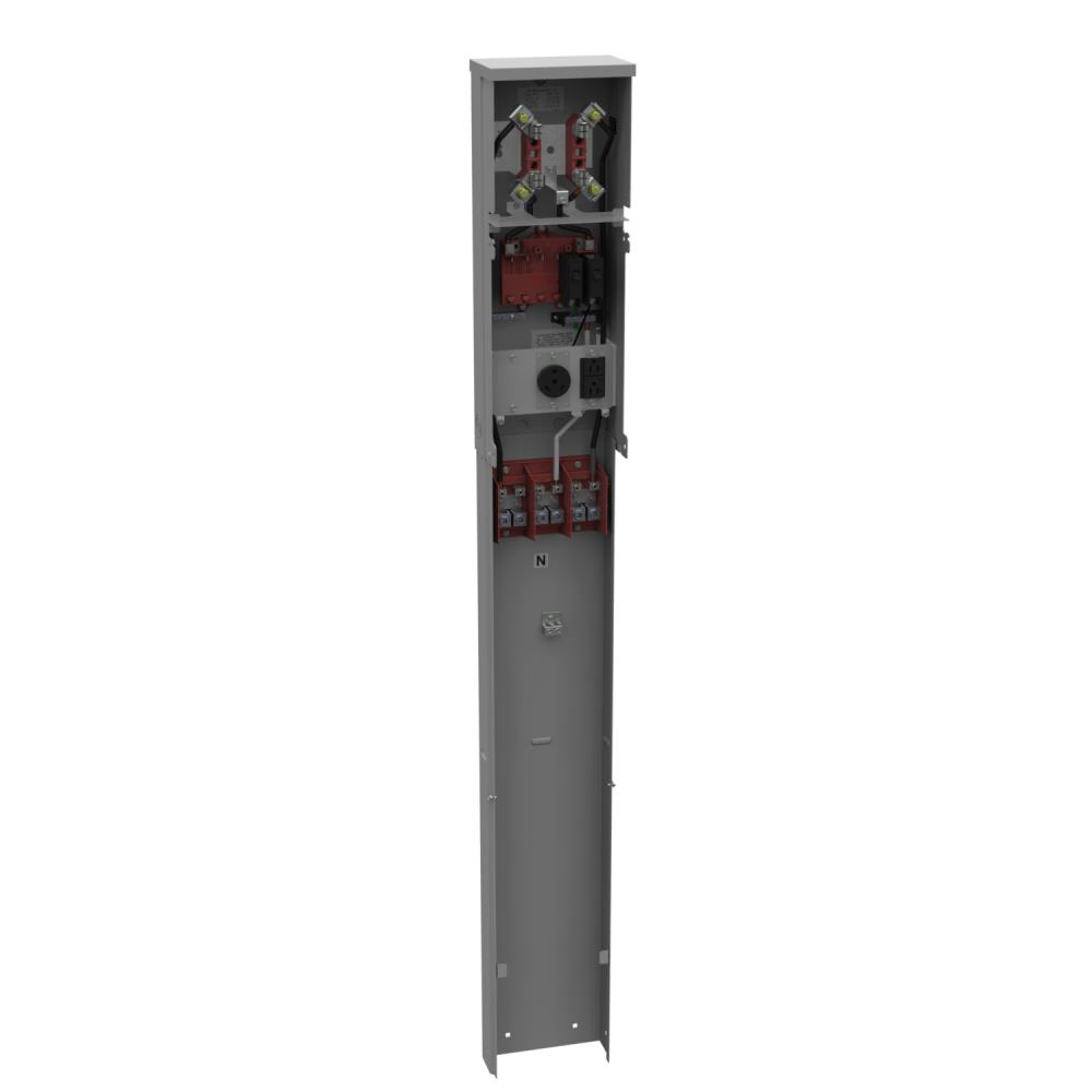 Ring Type Meter Socket - 5.313L x 8.688W x70.25H - 125A - 60 Hertz
