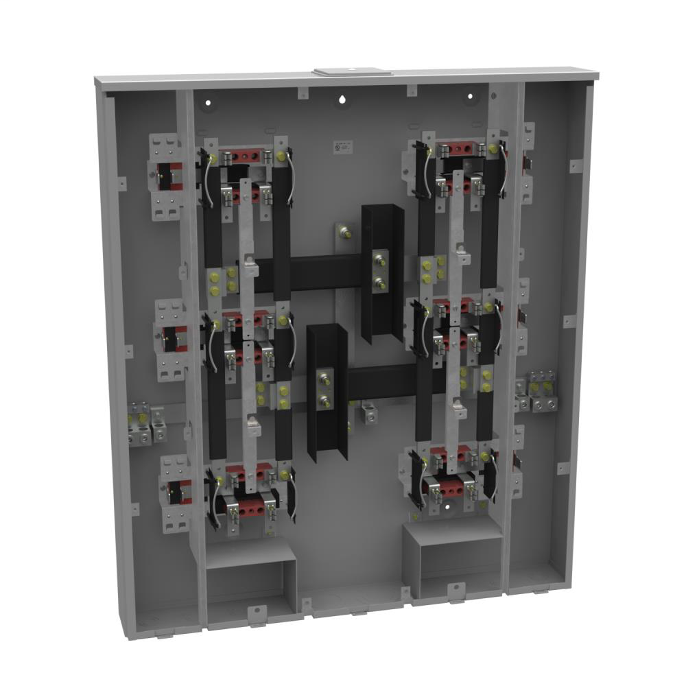 Ringless Meter Socket - 4.844L x 36W x41H - 200A - 4 Terminal - Large Closing Plate