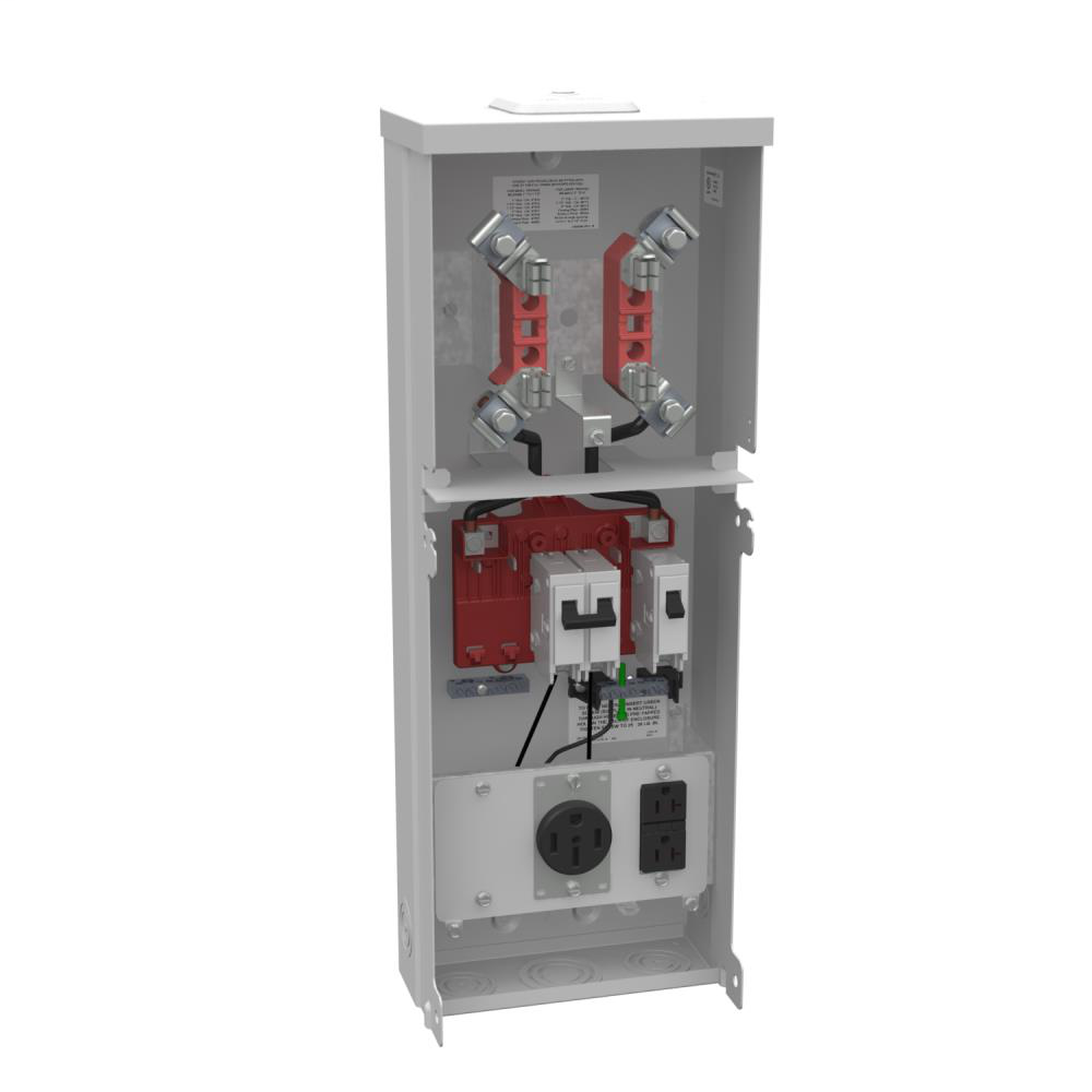 Ring Type Meter Socket - 5.188L x 8.875W x25H - 125A - 60 Hertz