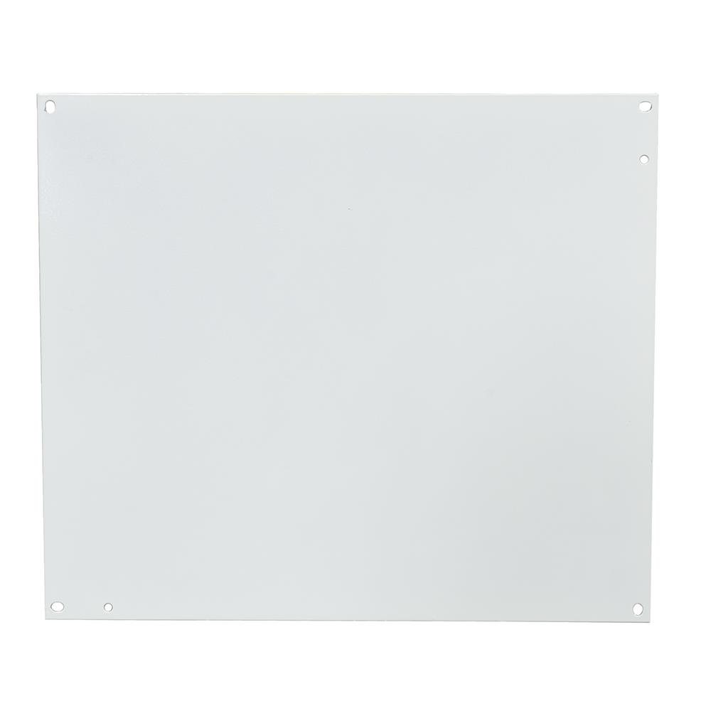 Panel for Mounting Electronic Controls  -  0.104 In x 28.563 In x 28.563 In  -  Steel  -  Powder Coat Finish