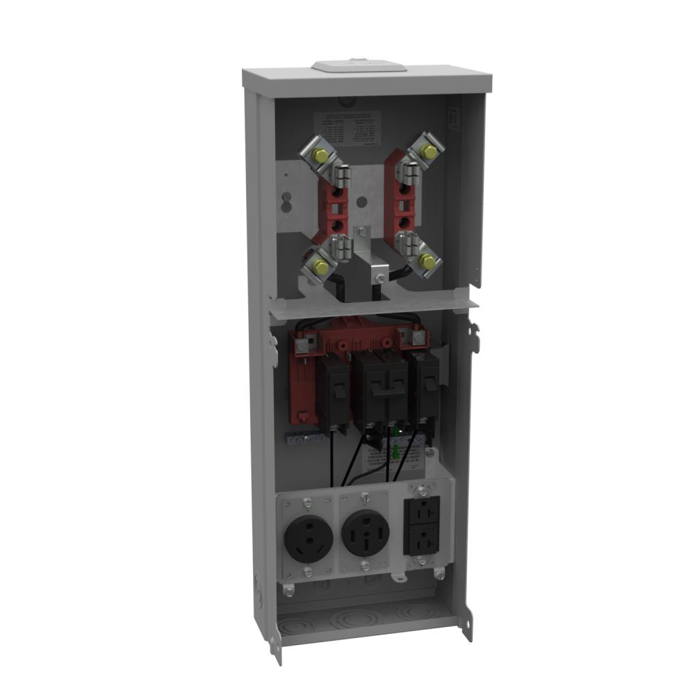 Ring Type Meter Socket - 5.188L x 8.875W x25H - 125A - 60 Hertz