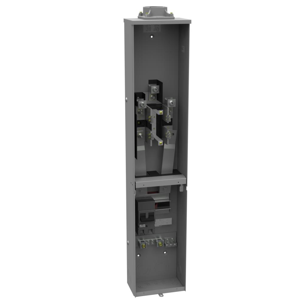 Ring Type Meter Socket - 5.938L x 9.375W x47H - 320A - 60 Hertz