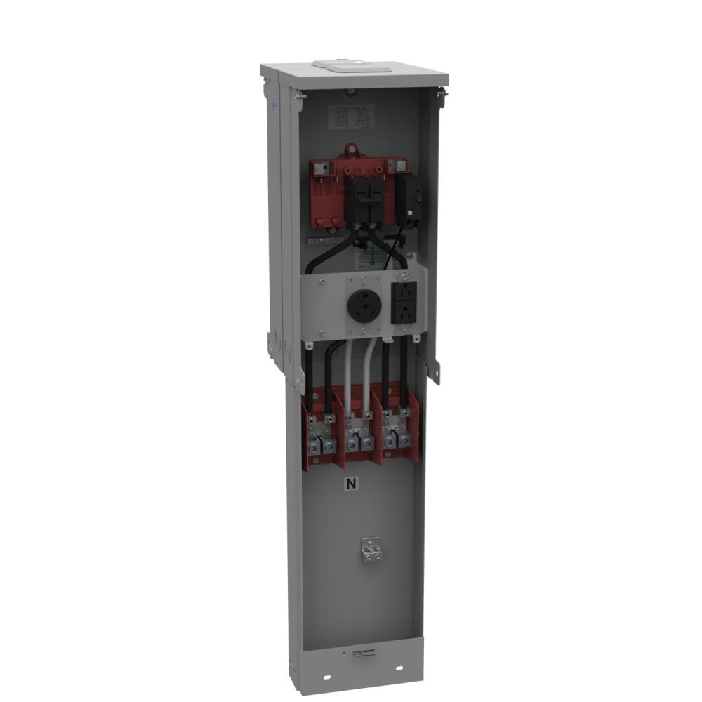 Unmetered Power Supply - 11.25L x 8.656W x40.5H - 125A - 60 Hertz