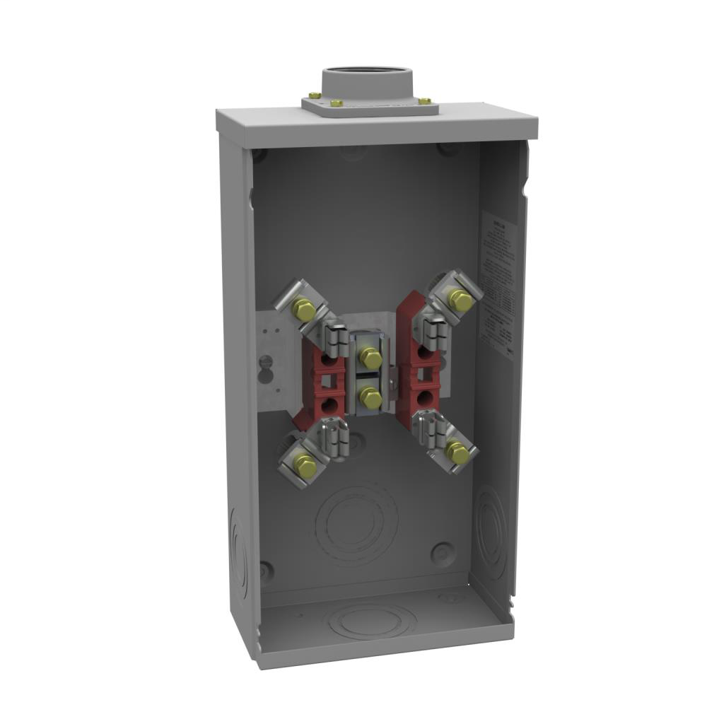 Ring Type Meter Socket - 4.125L x 8W x15.5H - 200A - 60 Hertz