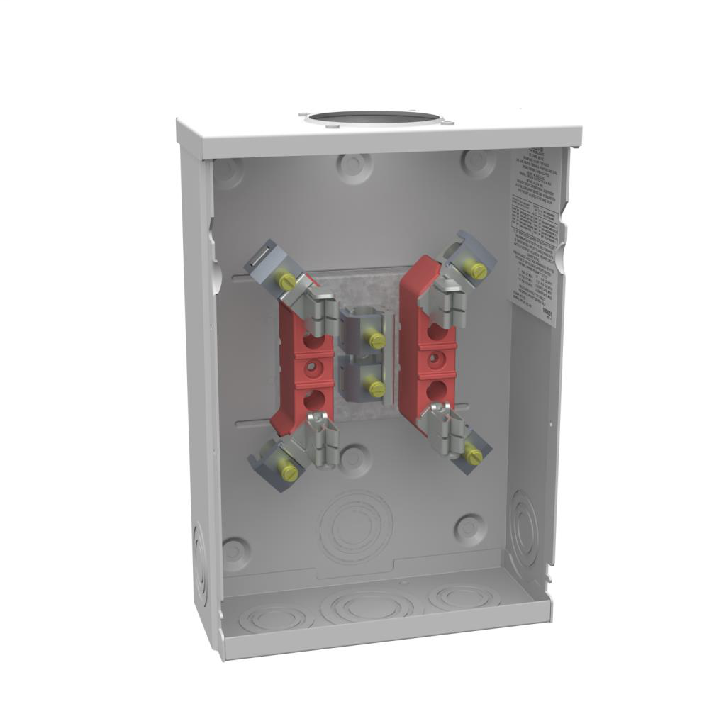 Ring Type Meter Socket - 3.313L x 8W x11.5H - 125A - 60 Hertz