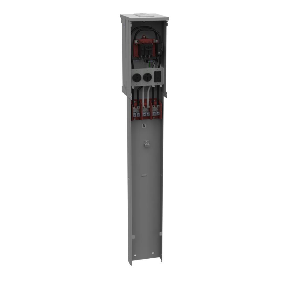 Unmetered Power Supply - 11.25L x 8.656W x64.5H - 125A - 60 Hertz