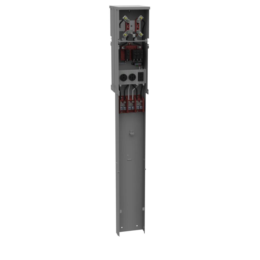 Ring Type Meter Socket - 11.188L x 8.884W x70.25H - 125A - 60 Hertz