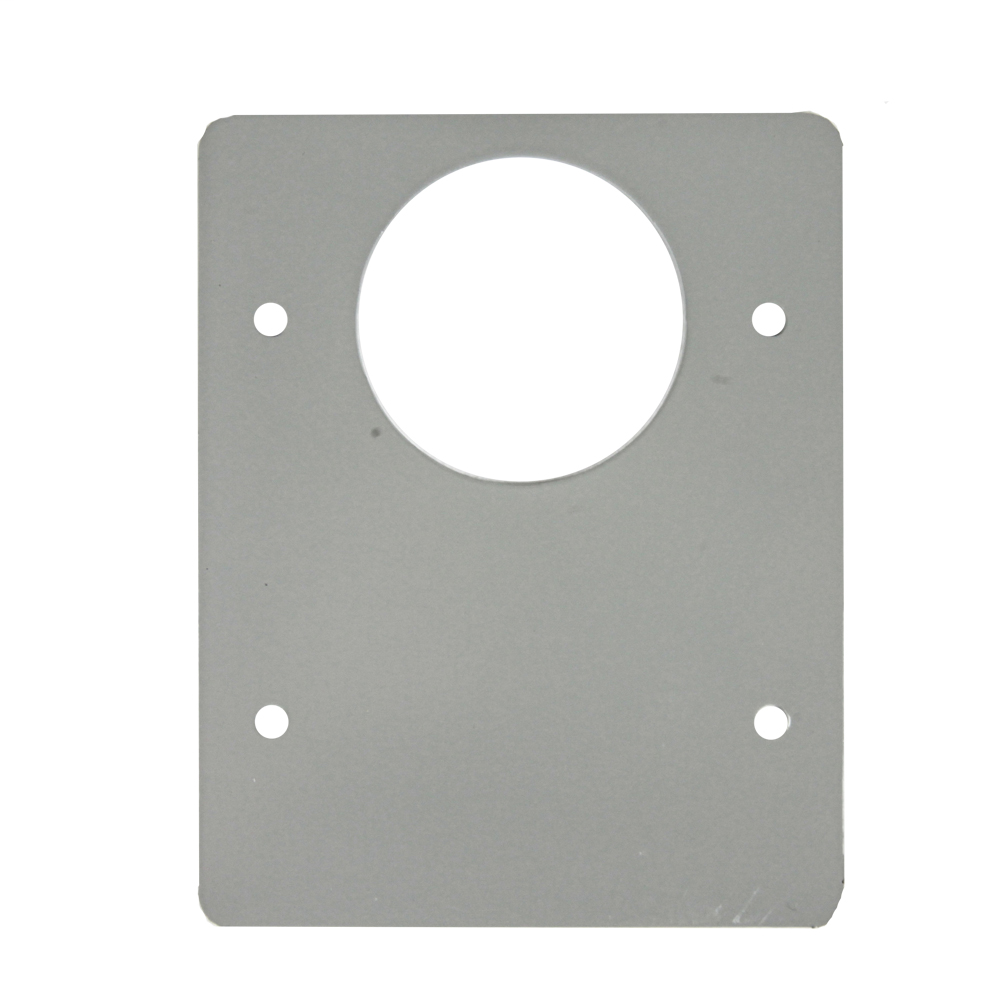 Receptacle Cover Plate - 0.045 IN - G90 Galvanized Steel - Powder Coat Finish