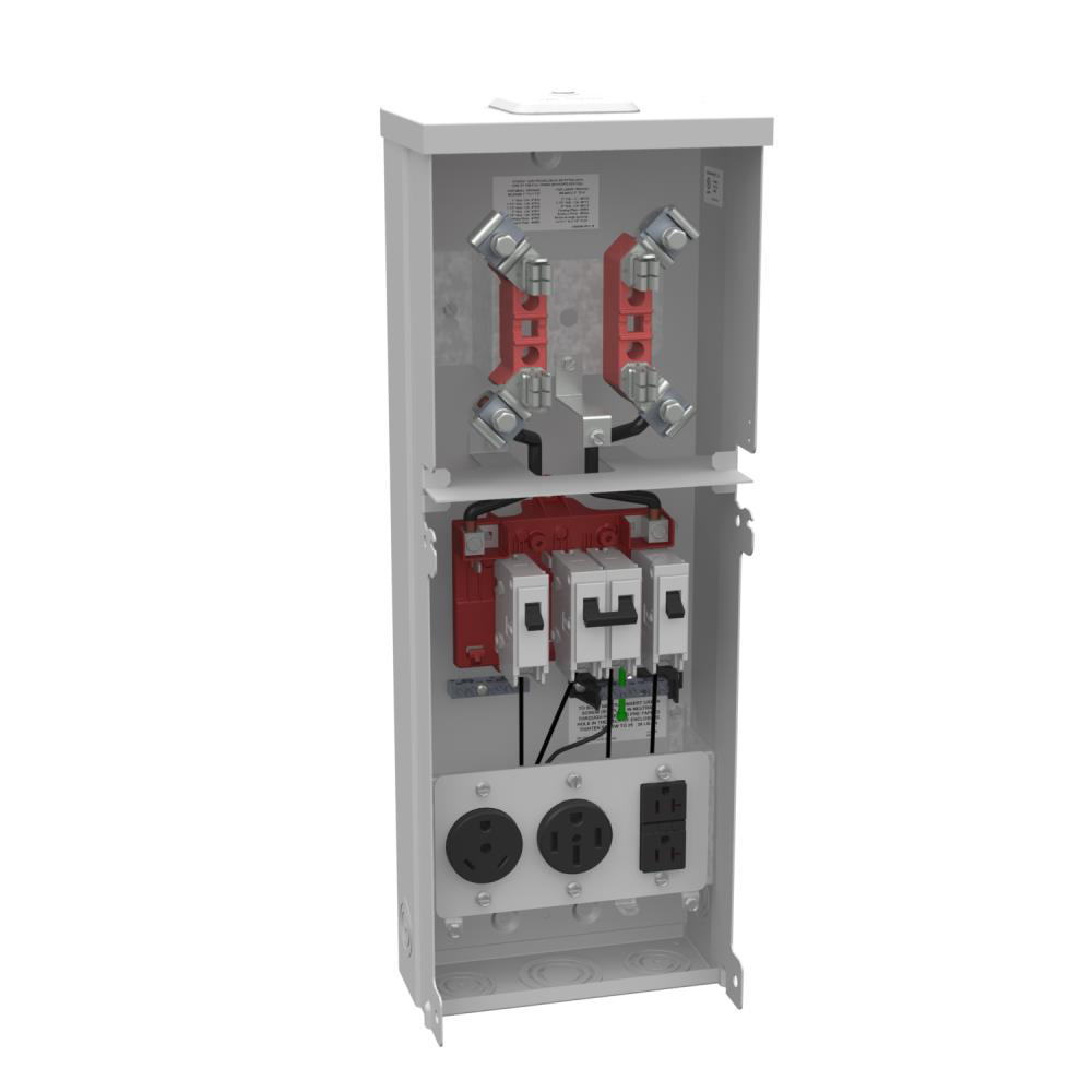 Ring Type Meter Socket - 5.188L x 8.875W x25H - 125A - 60 Hertz