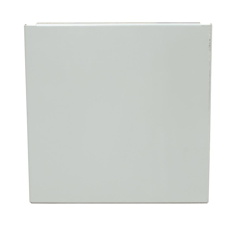 Wireway Universal End - 0.563 IN - Steel - ANSI 61 Gray Powder Coat Finish