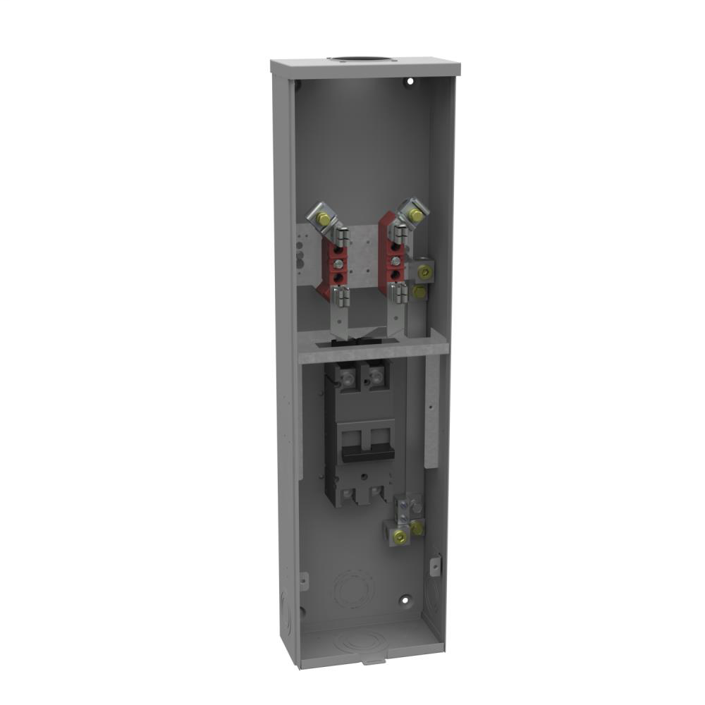 Ring Type Meter Socket - 4.125L x 8W x30H - 200A - 60 Hertz