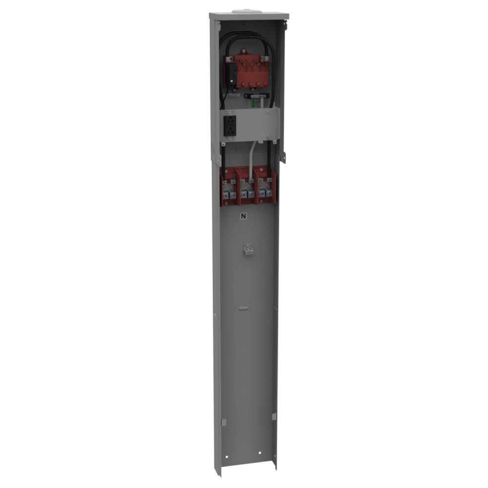 Unmetered Power Supply - 5.188L x 8.688W x64.5H - 125A - 60 Hertz