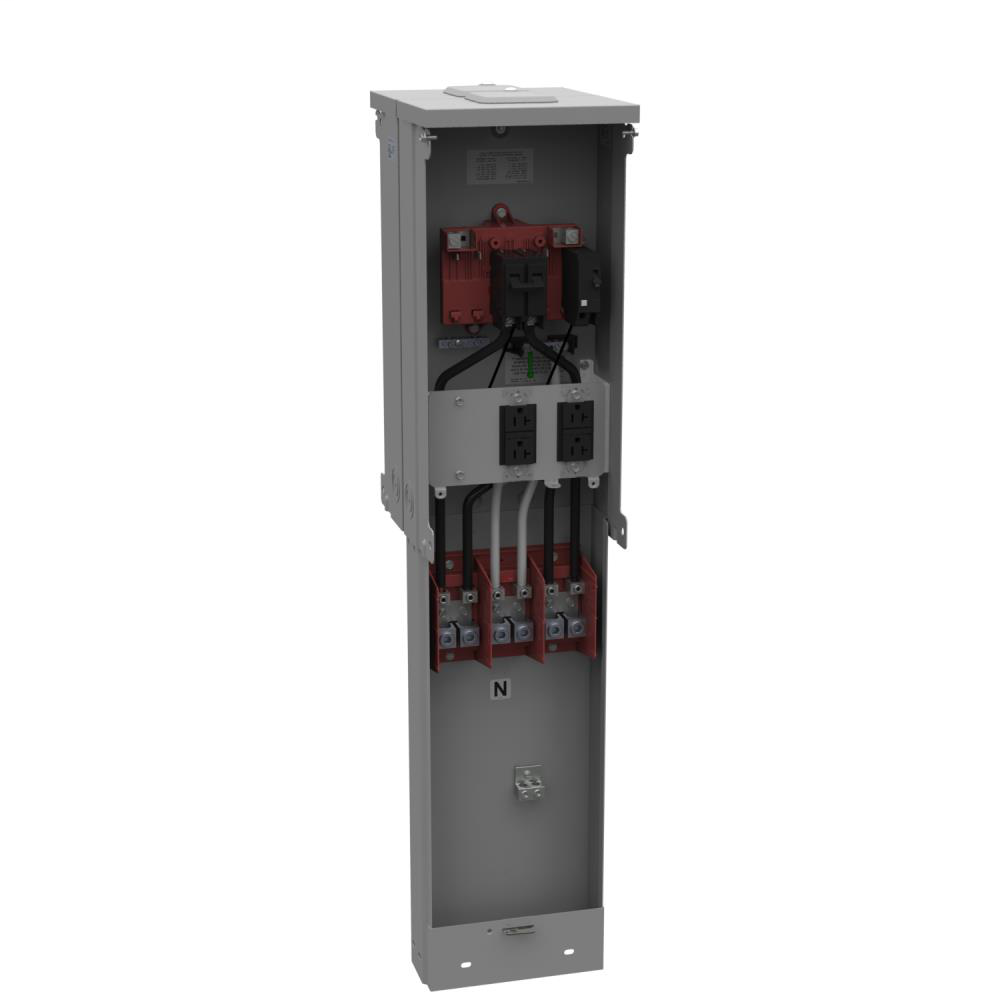 Unmetered Power Supply - 11.25L x 8.656W x40.5H - 125A - 60 Hertz