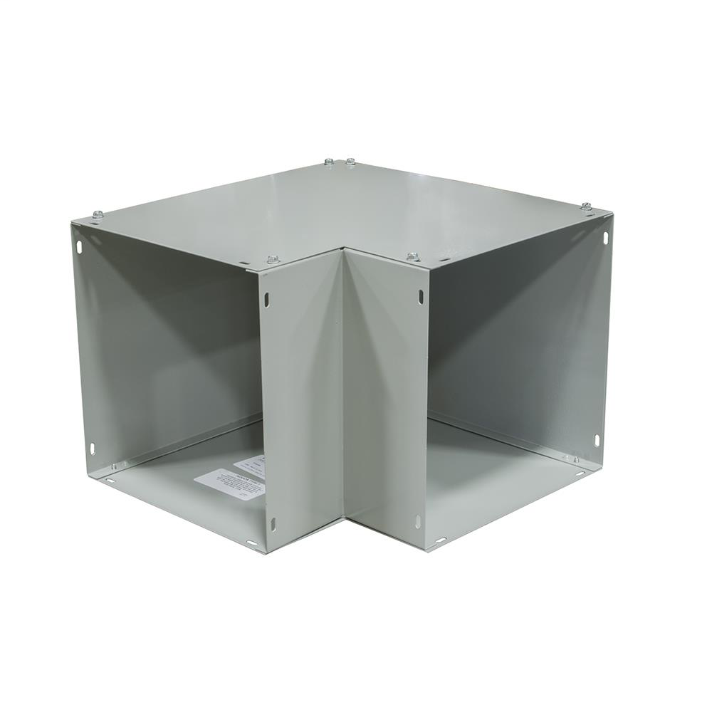Wireway 90 Degree Sweep Top Access Elbow - 8.312 IN - Steel - ANSI 61 Gray Powder Coat Finish