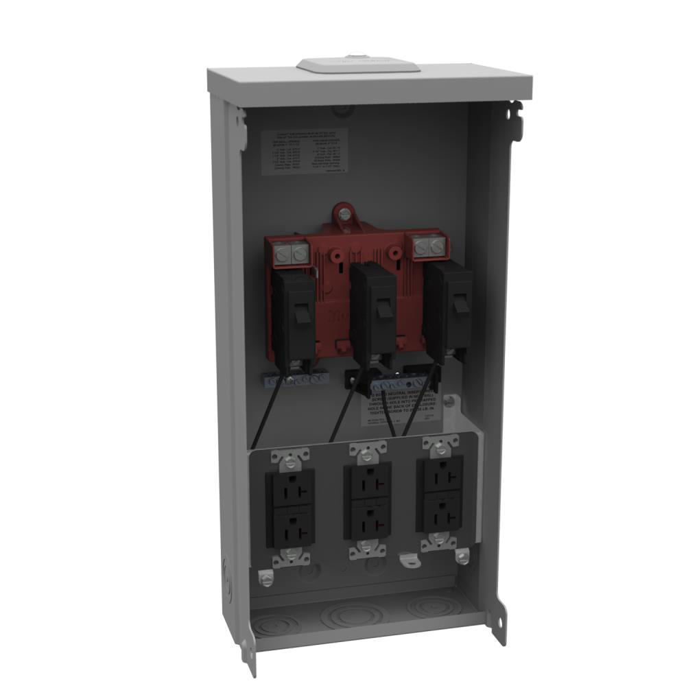 Unmetered Power Supply - 5.188L x 8.875W x19.25H - 125A - 60 Hertz