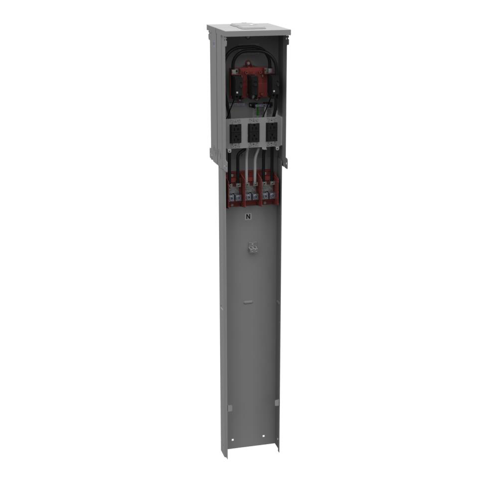 Unmetered Power Supply - 11.25L x 8.656W x64.5H - 125A - 60 Hertz
