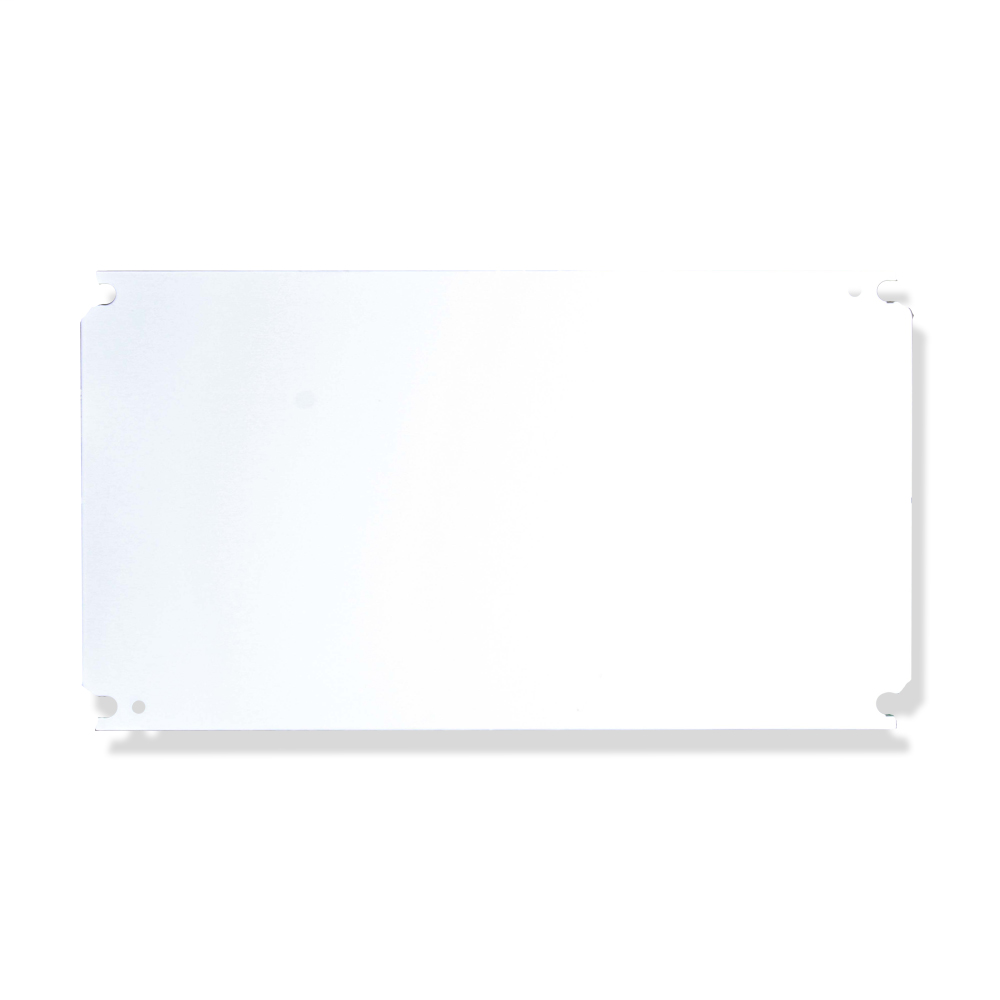 Panel for Mounting Electronic Controls  -  0.75 In x 22.282 In x 28.282 In  -  Steel  -  Powder Coat Finish