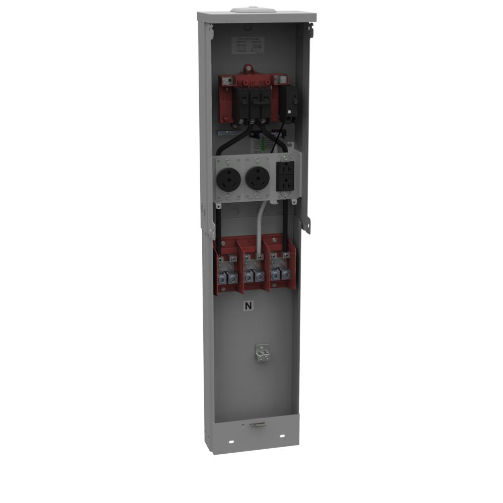 Unmetered Power Supply - 5.188L x 8.656W x40.5H - 125A - 60 Hertz