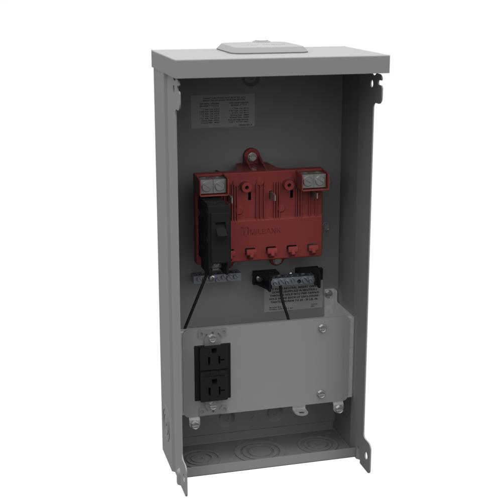 Unmetered Power Supply - 5.188L x 8.875W x19.25H - 125A - 60 Hertz