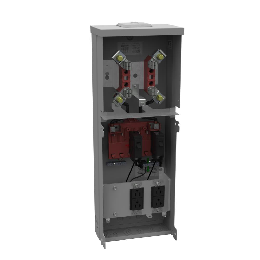 Ring Type Meter Socket - 5.188L x 8.875W x25H - 125A - 60 Hertz