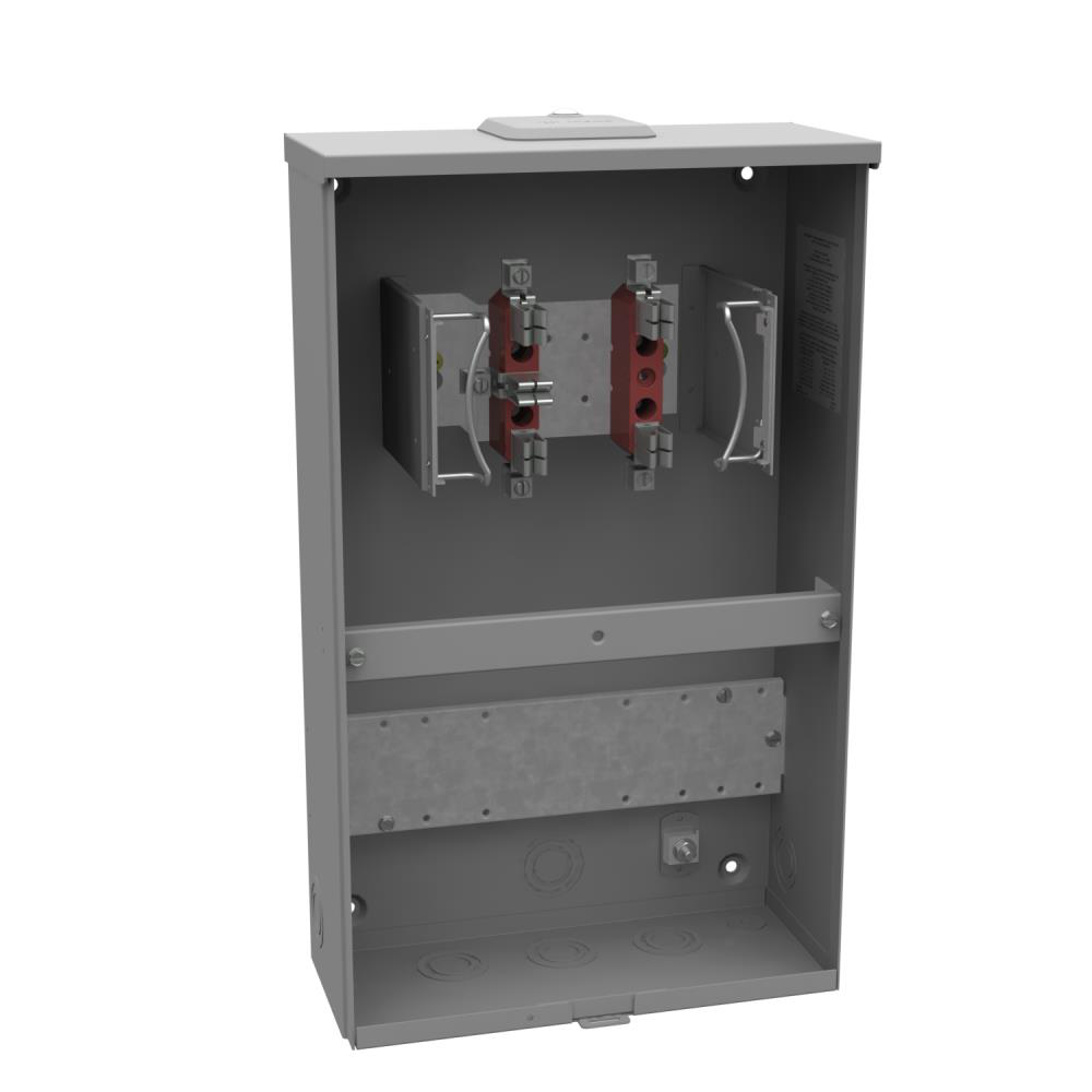 Ringless Meter Socket - 5.125L x 12W x20H - 20A - 5 Terminal - Small Closing Plate