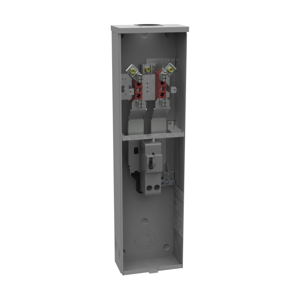 Ring Type Meter Socket - 4.125L x 8W x30H - 200A - 60 Hertz