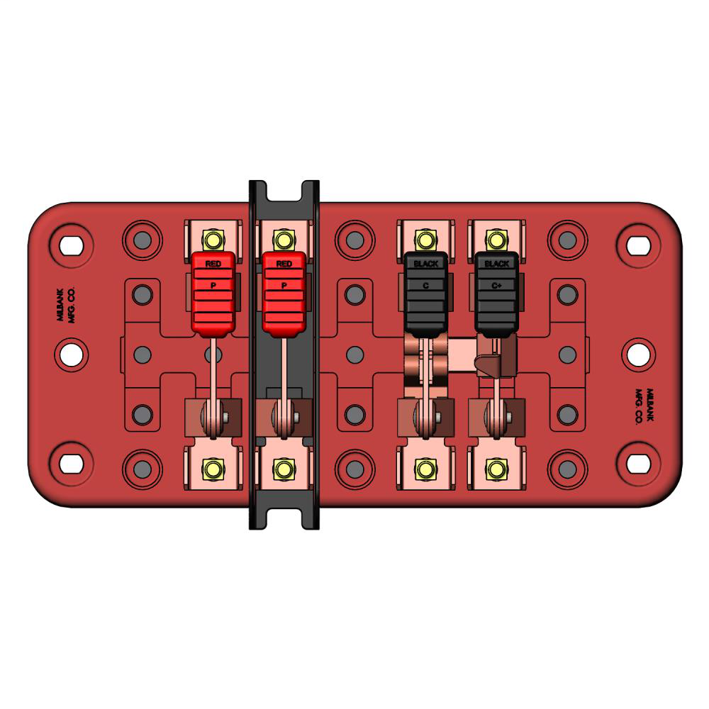 Instrument Rated Metering Test Switch - Bronze Alloy - 20A - Stud