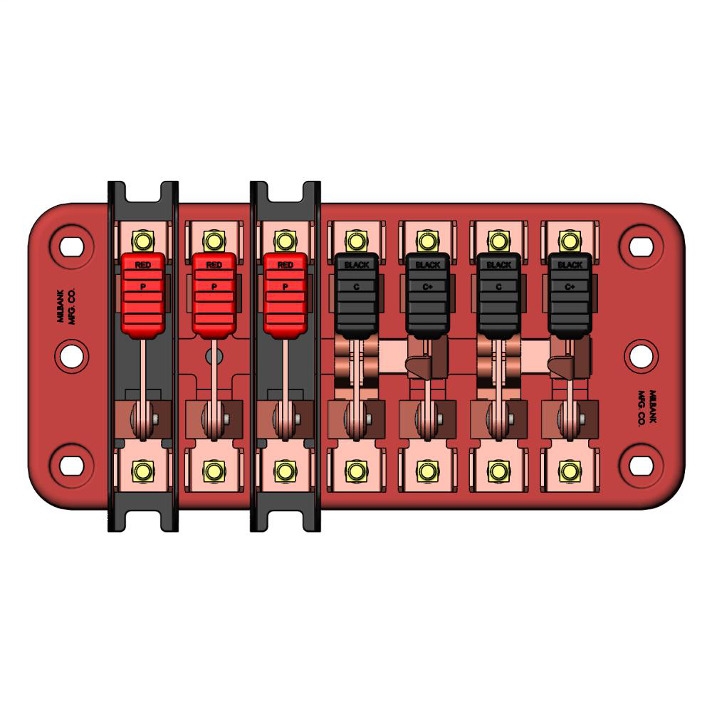 Instrument Rated Metering Test Switch - Bronze Alloy - 20A - Stud